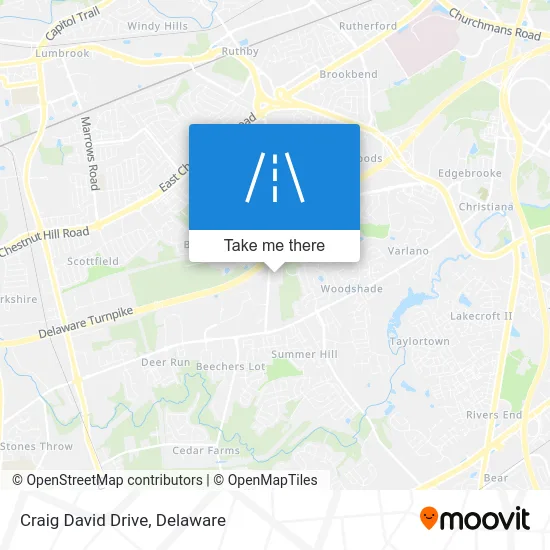 Craig David Drive map