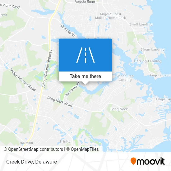 Creek Drive map