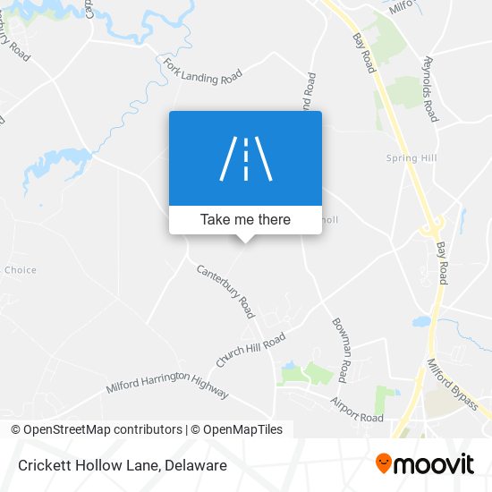 Mapa de Crickett Hollow Lane