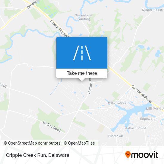 Mapa de Cripple Creek Run