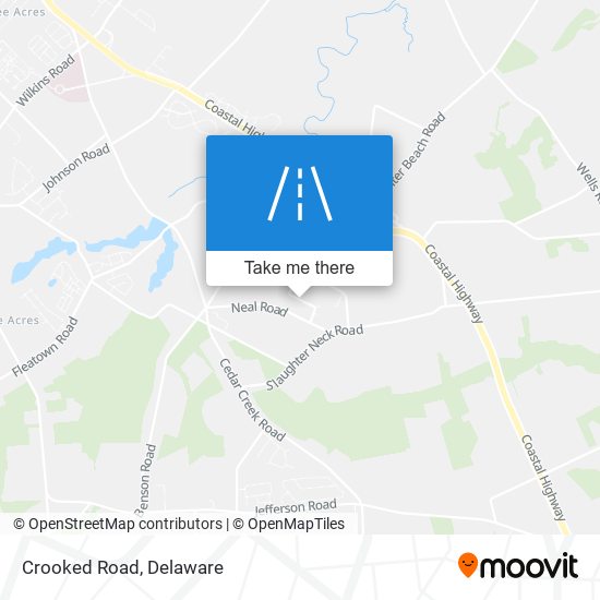 Mapa de Crooked Road