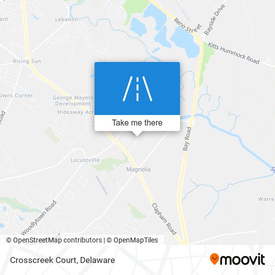 Mapa de Crosscreek Court