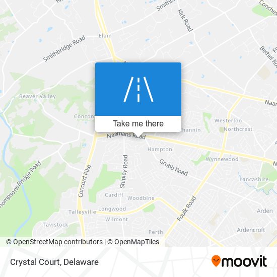 Mapa de Crystal Court