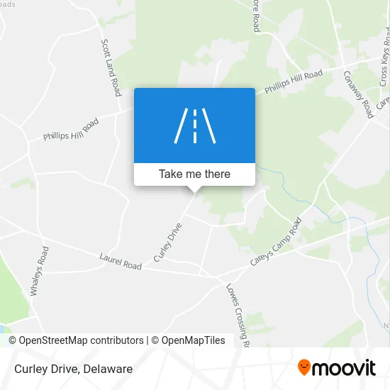Curley Drive map