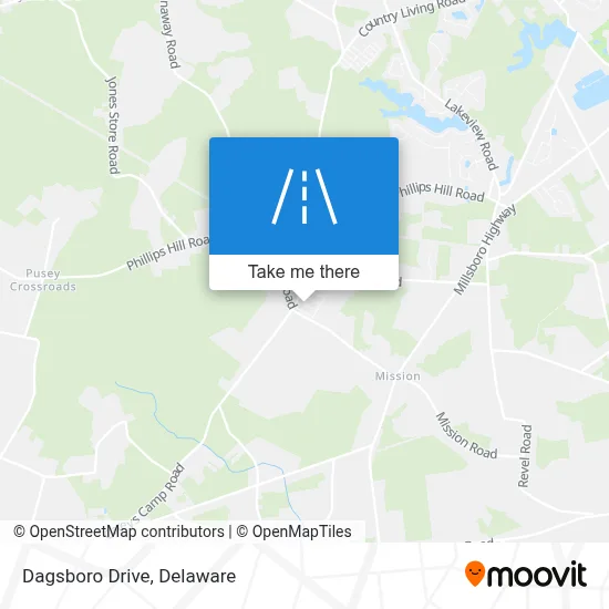Dagsboro Drive map