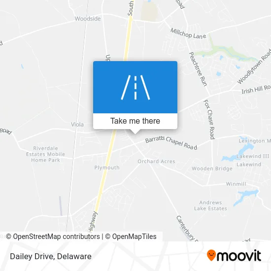 Dailey Drive map