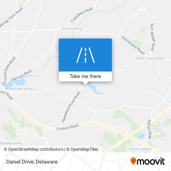 Mapa de Daniel Drive