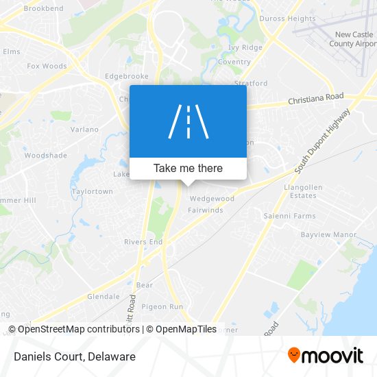 Mapa de Daniels Court