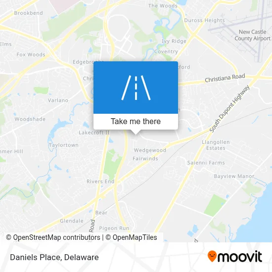 Daniels Place map