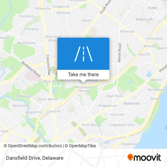 Dansfield Drive map