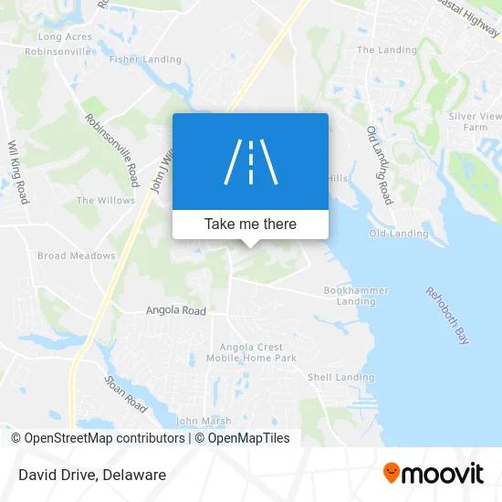 David Drive map