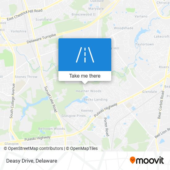 Mapa de Deasy Drive