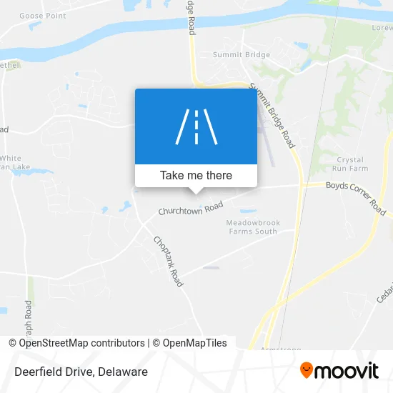 Deerfield Drive map