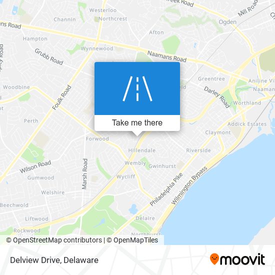 Mapa de Delview Drive