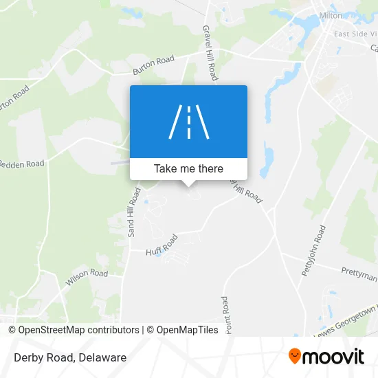 Derby Road map