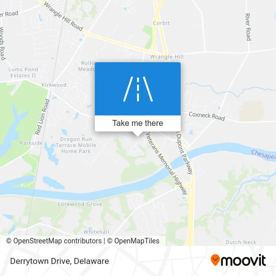 Derrytown Drive map