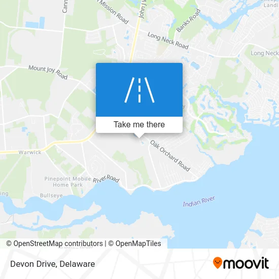 Devon Drive map