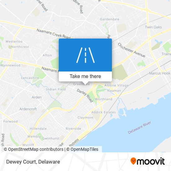 Mapa de Dewey Court