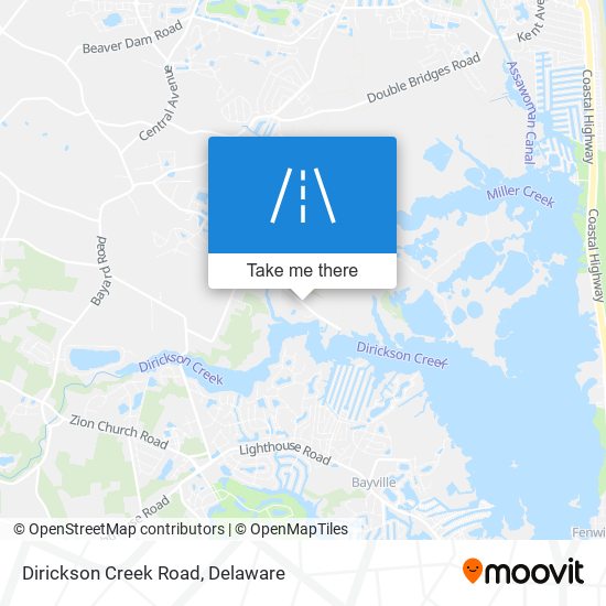 Mapa de Dirickson Creek Road