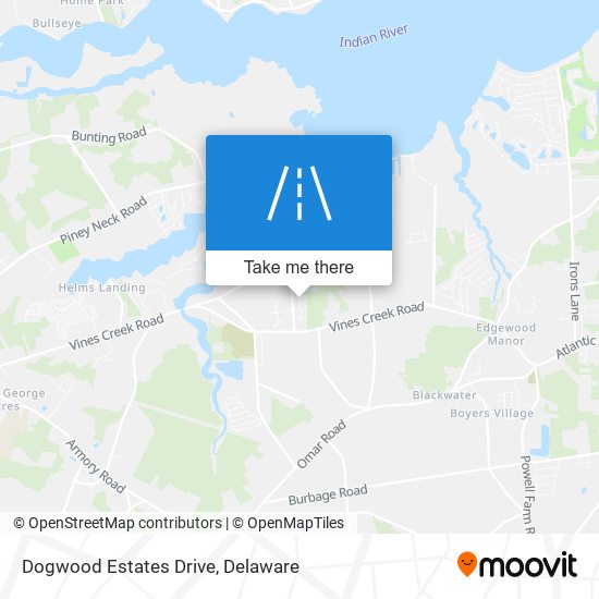 Dogwood Estates Drive map