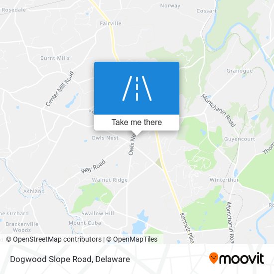 Dogwood Slope Road map