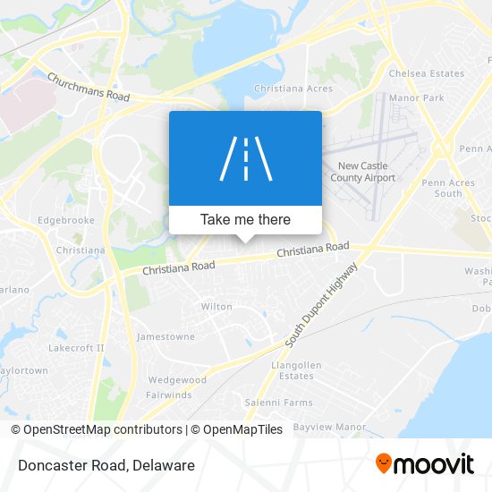 Mapa de Doncaster Road