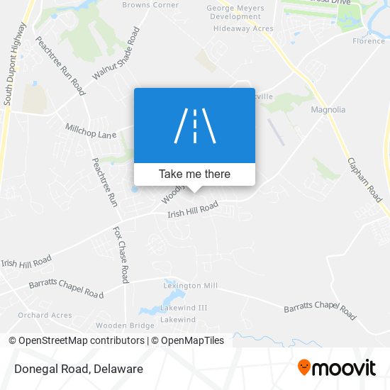 Mapa de Donegal Road