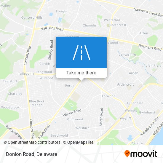 Mapa de Donlon Road