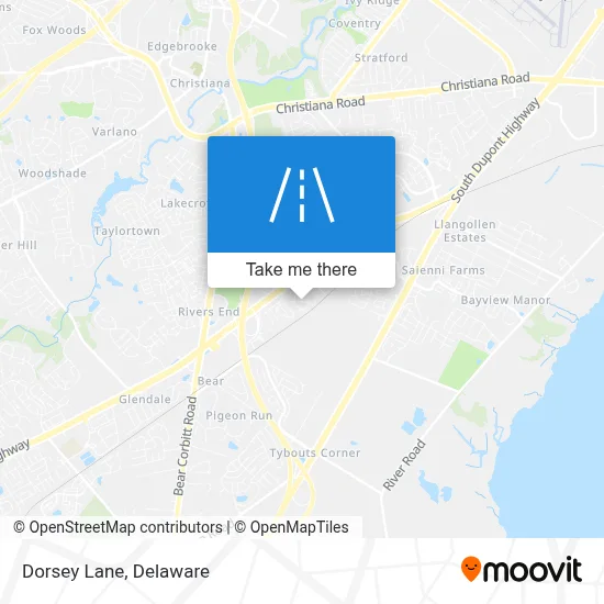 Dorsey Lane map