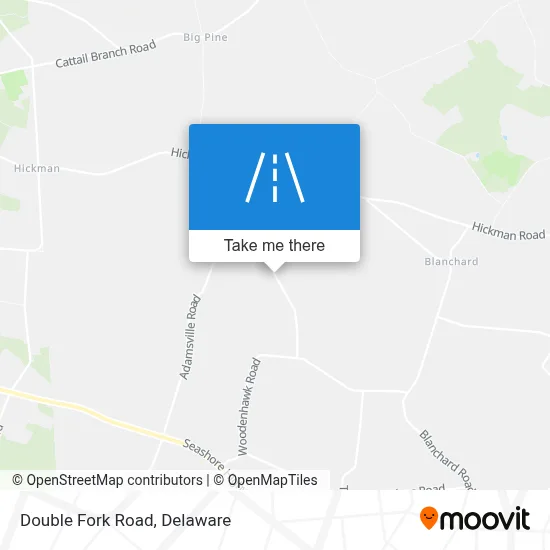 Double Fork Road map