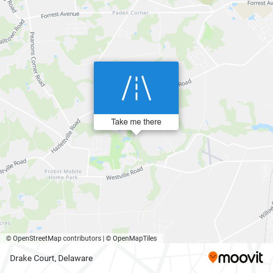 Mapa de Drake Court