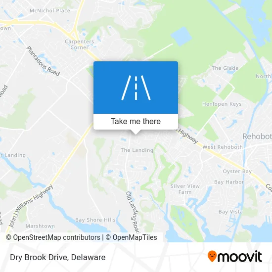 Dry Brook Drive map