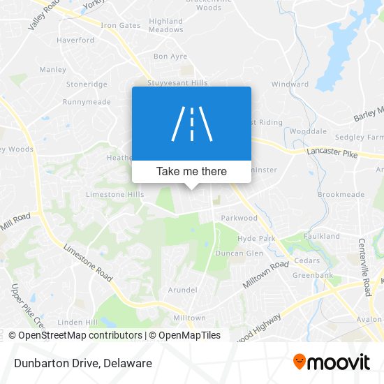Mapa de Dunbarton Drive