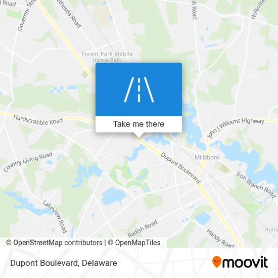 Dupont Boulevard map