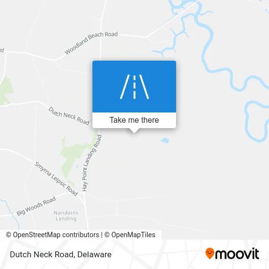 Dutch Neck Road map