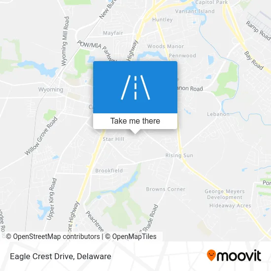 Eagle Crest Drive map