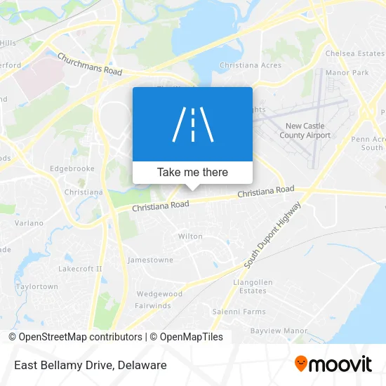 Mapa de East Bellamy Drive