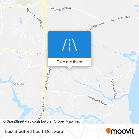 Mapa de East Bradford Court