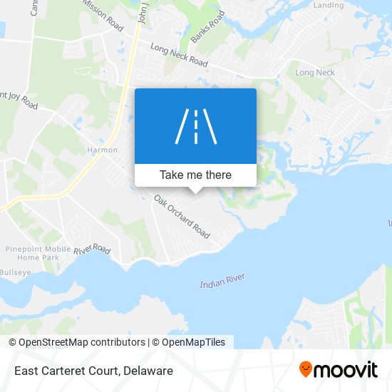 East Carteret Court map