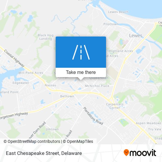 East Chesapeake Street map