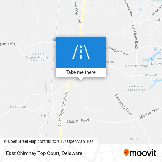 East Chimney Top Court map
