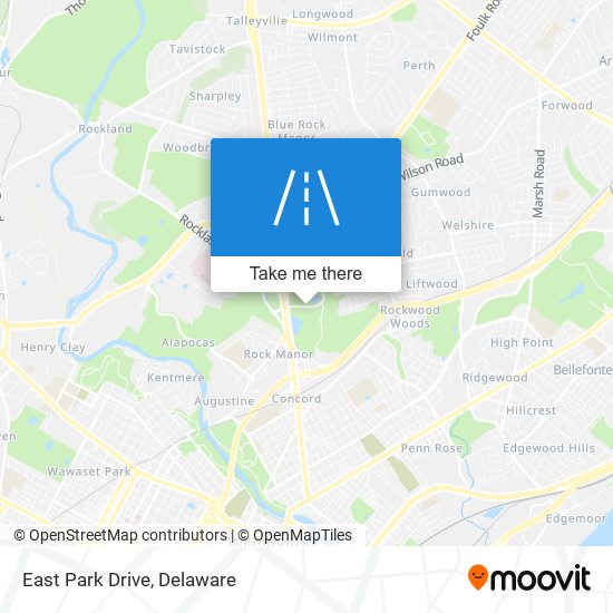 Mapa de East Park Drive