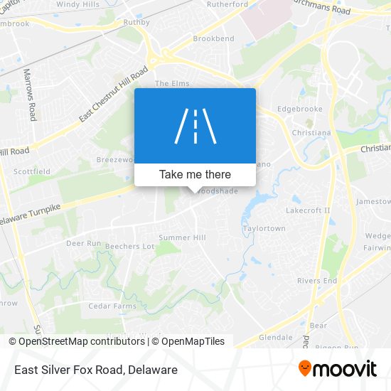 Mapa de East Silver Fox Road
