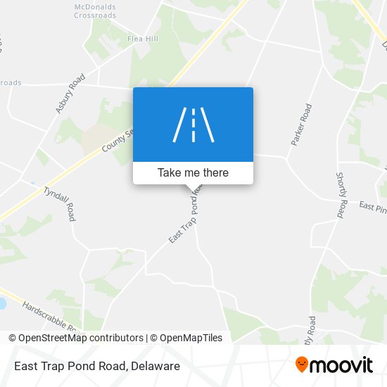 Mapa de East Trap Pond Road