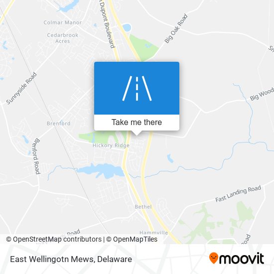 East Wellingotn Mews map