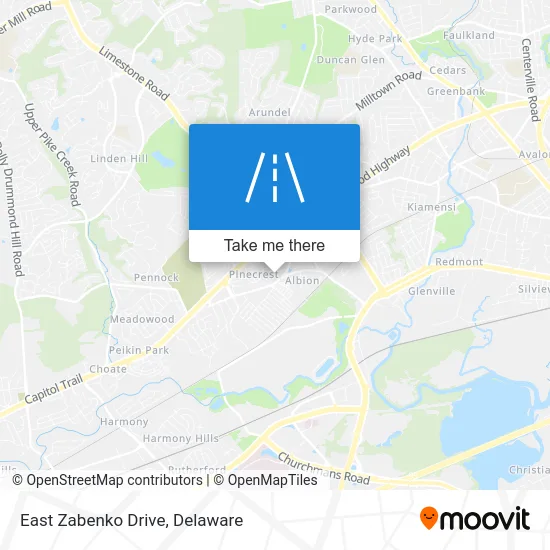 East Zabenko Drive map