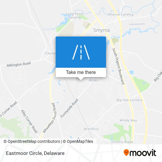 Eastmoor Circle map