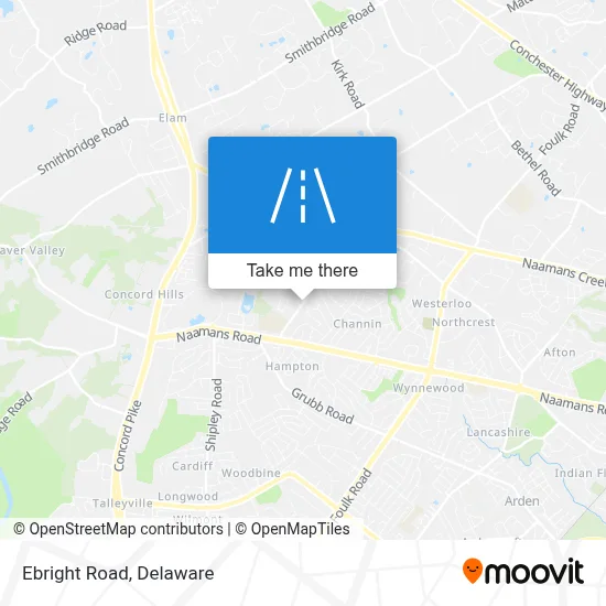 Ebright Road map