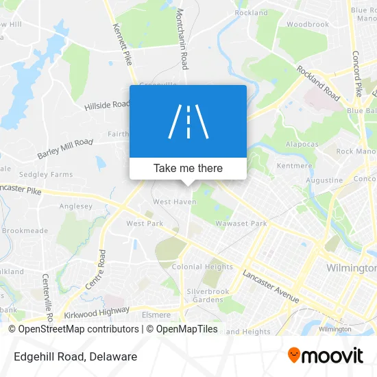 Edgehill Road map