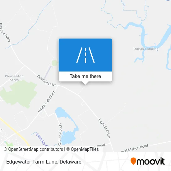 Edgewater Farm Lane map